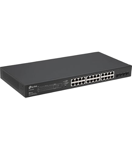 TP-Link JetStream 24-Port SFP L2+ Managed Switch with 4 10GE SFP+